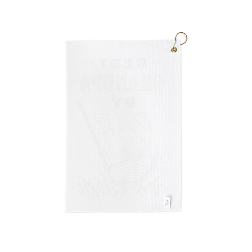 "Best Grandpa By Par" Personalized Golf Towel