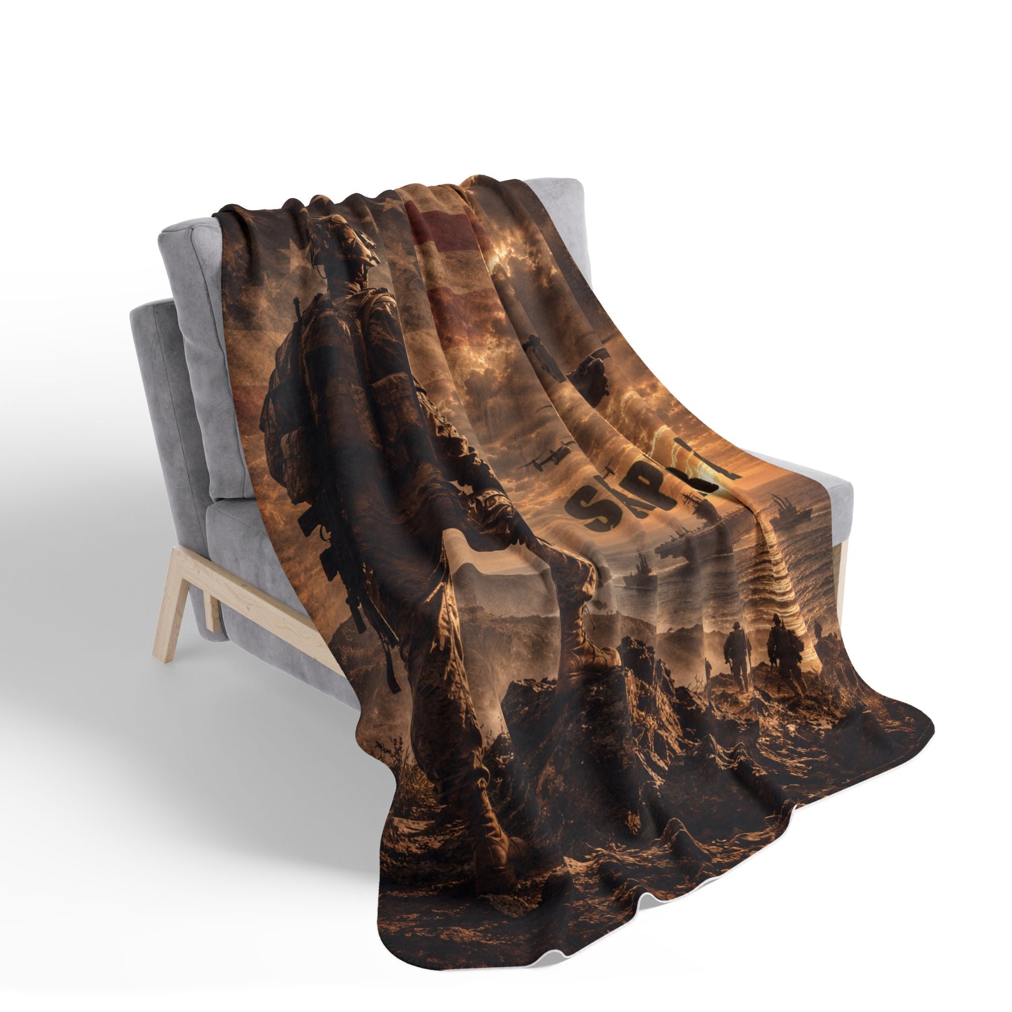 SEMPER FI — A Blanket Built on Honor – 50"X 60"
