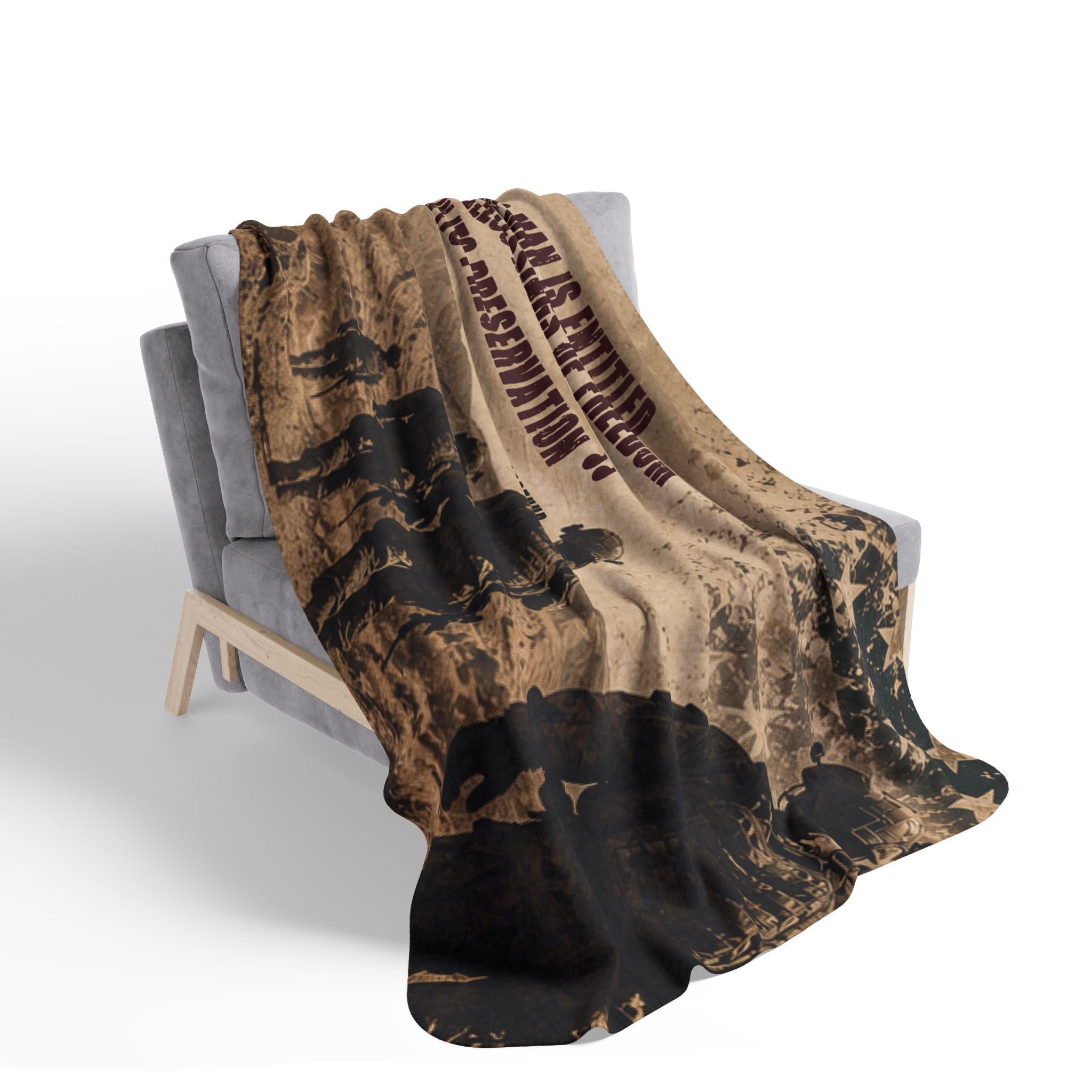 The Defense of Freedom - Cozy Veteran Throw