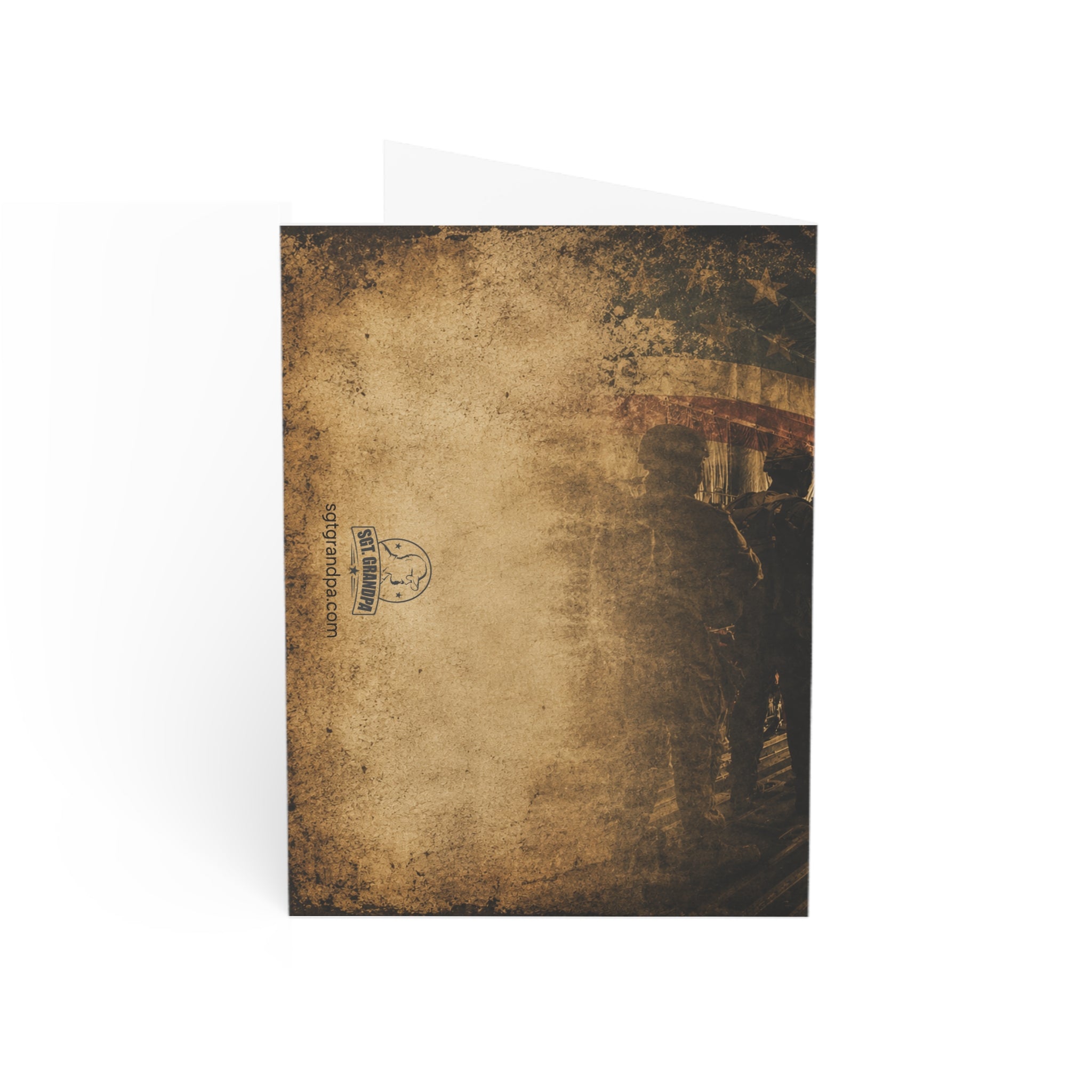 Jump Greeting Cards — Vintage Troop C-130 Salute (1/10/30/50 pcs)