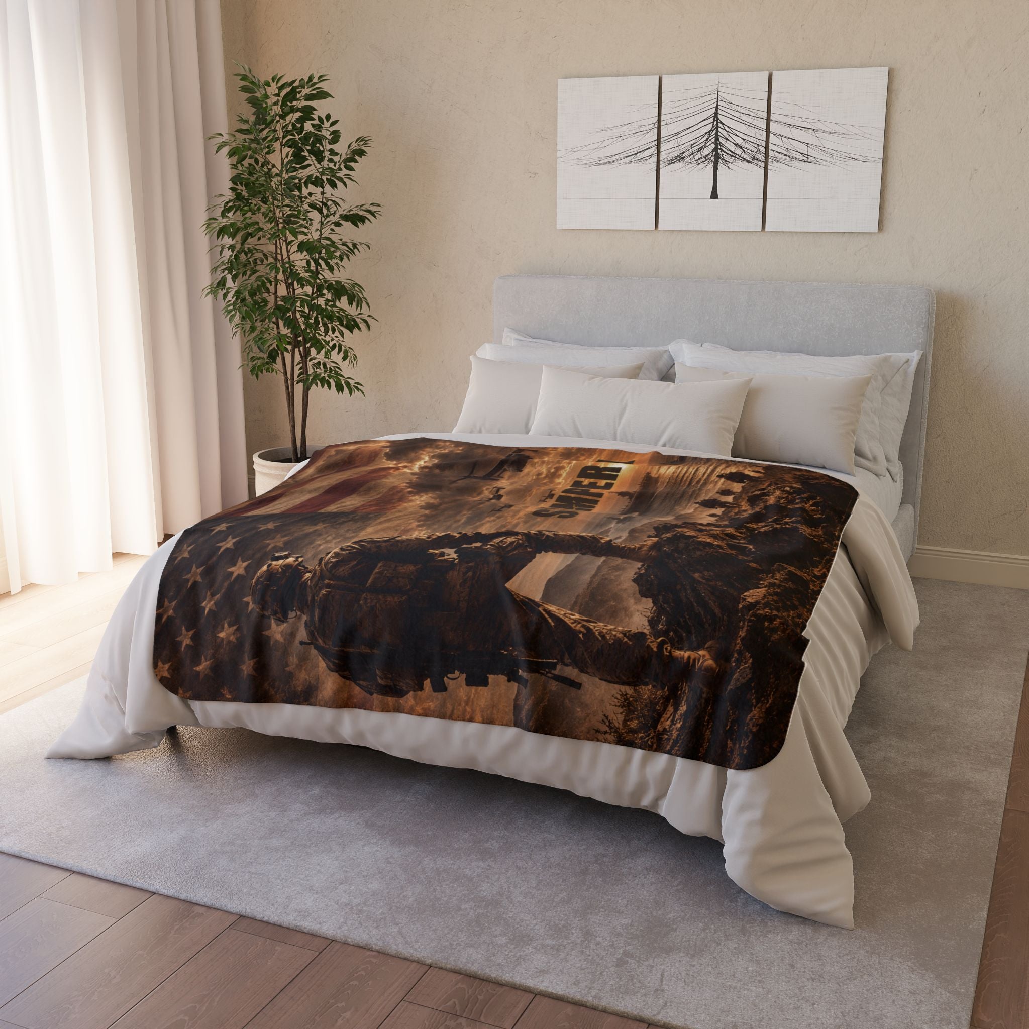 SEMPER FI — A Blanket Built on Honor – 50"X 60"