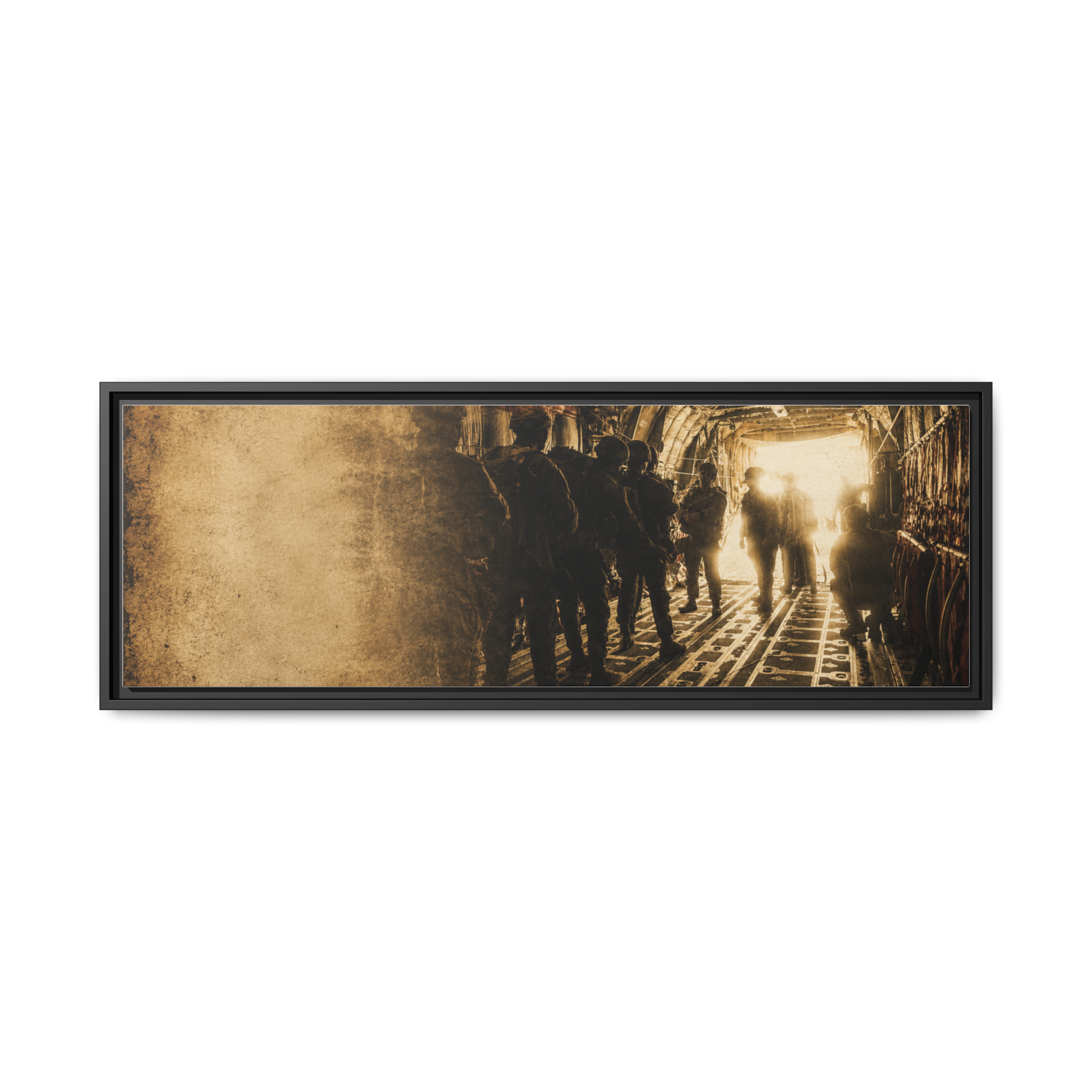 Personalize it: Vintage American Flag Deployment Wall Art