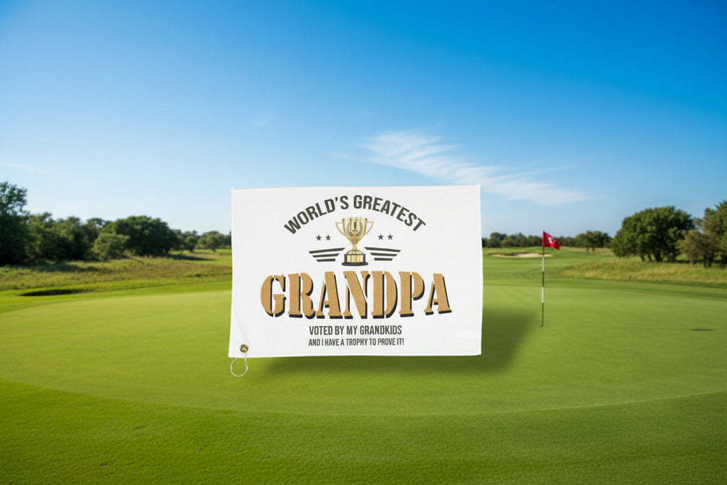 "World's Greatest Grandpa" Golf Towel