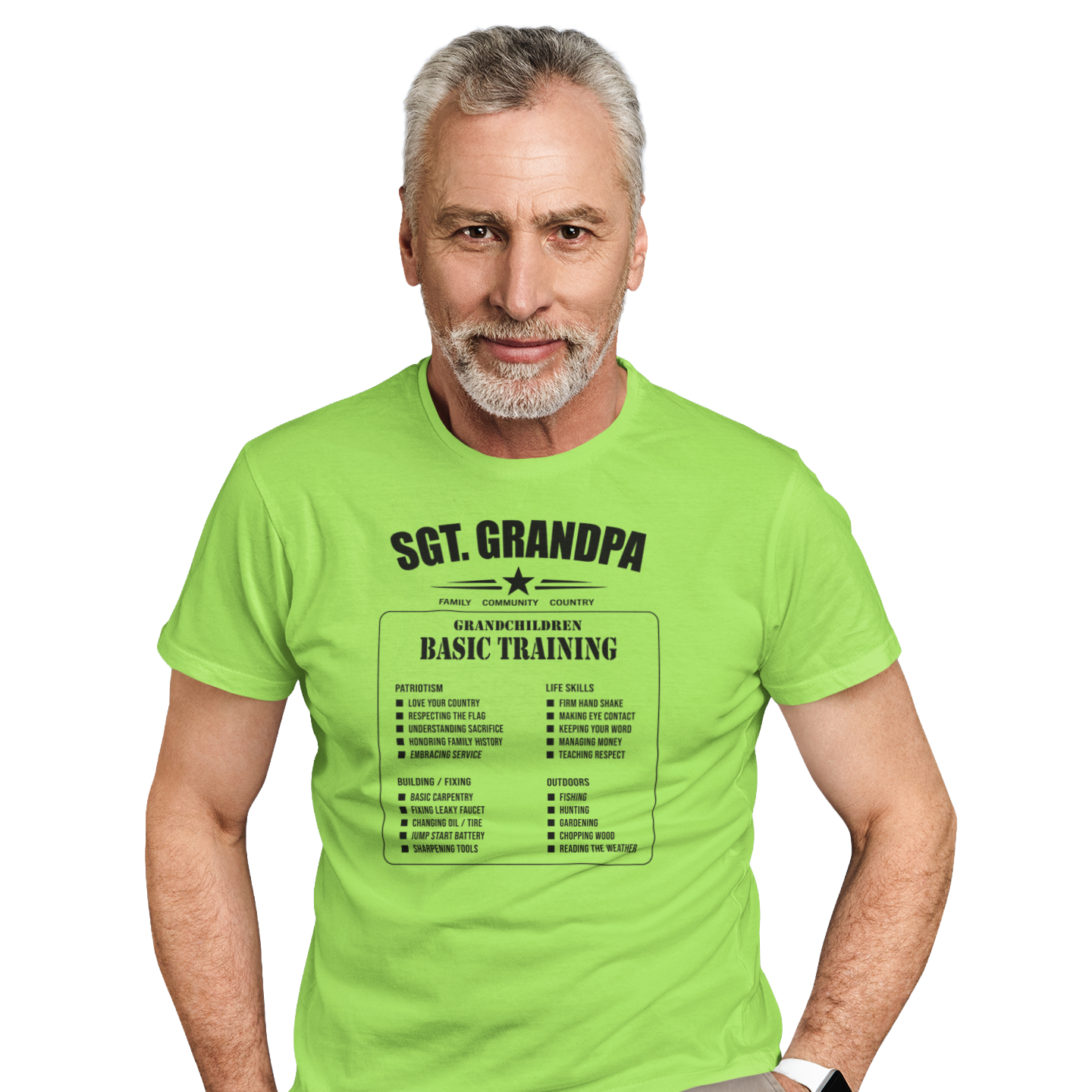 Sgt. Grandpa - Grandkids Life Skills!